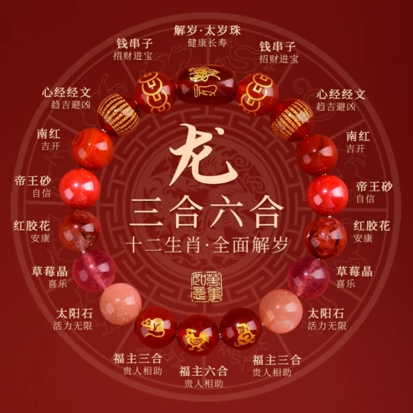 Chinese Zodiac Bracelet - Agate - Image 9