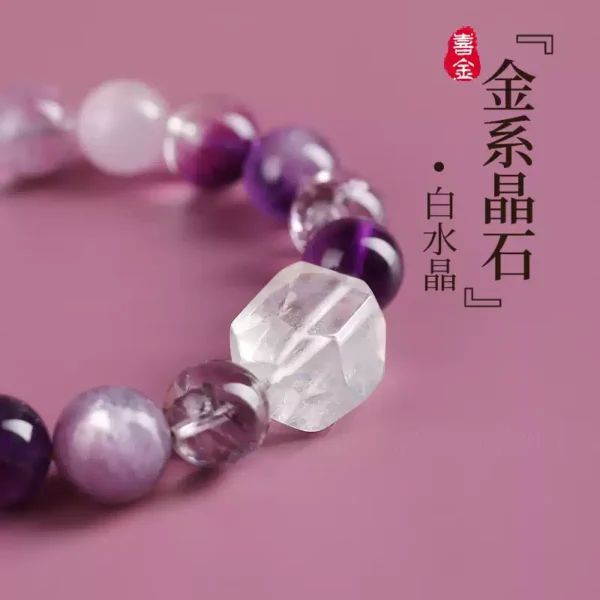 Five Elements Crystal-Metal（Nine Purples） - Image 3