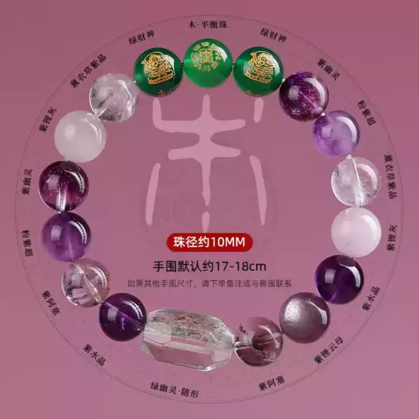 Five Elements Crystal-Wood（Nine Purples） - Image 6