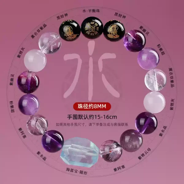 Five Elements Crystal-Water（Nine Purples） - Image 6