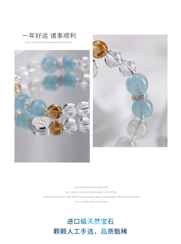 Aquarius crystal bracelet - Image 6