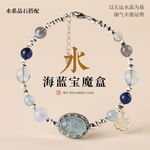 Five Fortune Box Bracelets-Water - Image 3