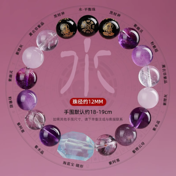 Five Elements Crystal-Water（Nine Purples） - Image 8